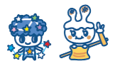 Residents of Starry Sky Lab: Kiminanizatchi, Mochiusatchi