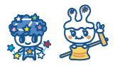 Residents of Starry Sky Lab: Kiminanizatchi, Mochiusatchi