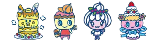 Characters found in Dolce Town of Sweets Meets Tamagotchi